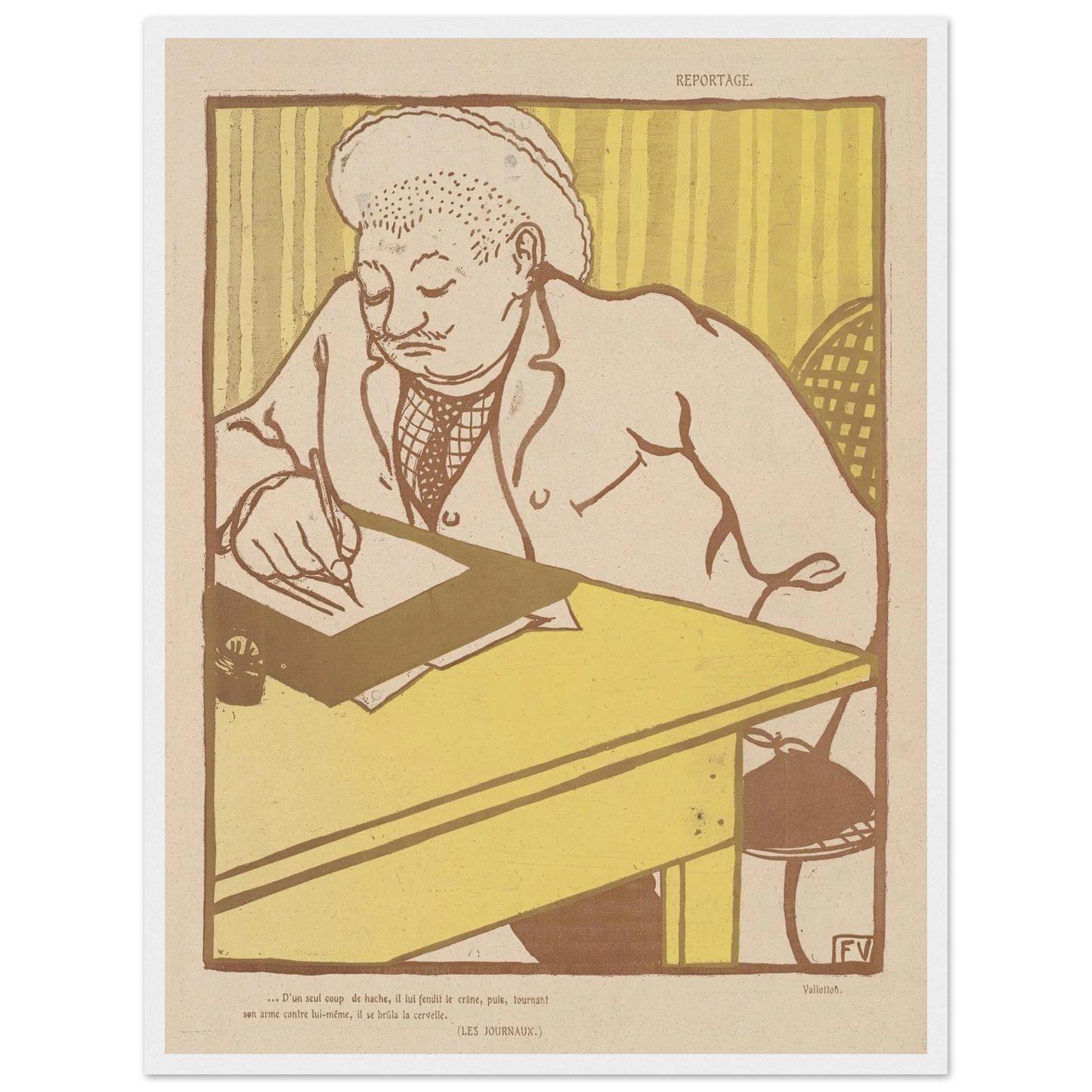 3 octobre 1903 Art Print | Felix Vallotton-Quipham Collections