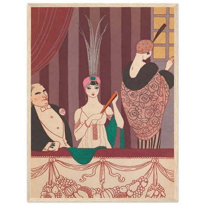 La Loge (1914) Art Print | George Barbier-Quipham Collections
