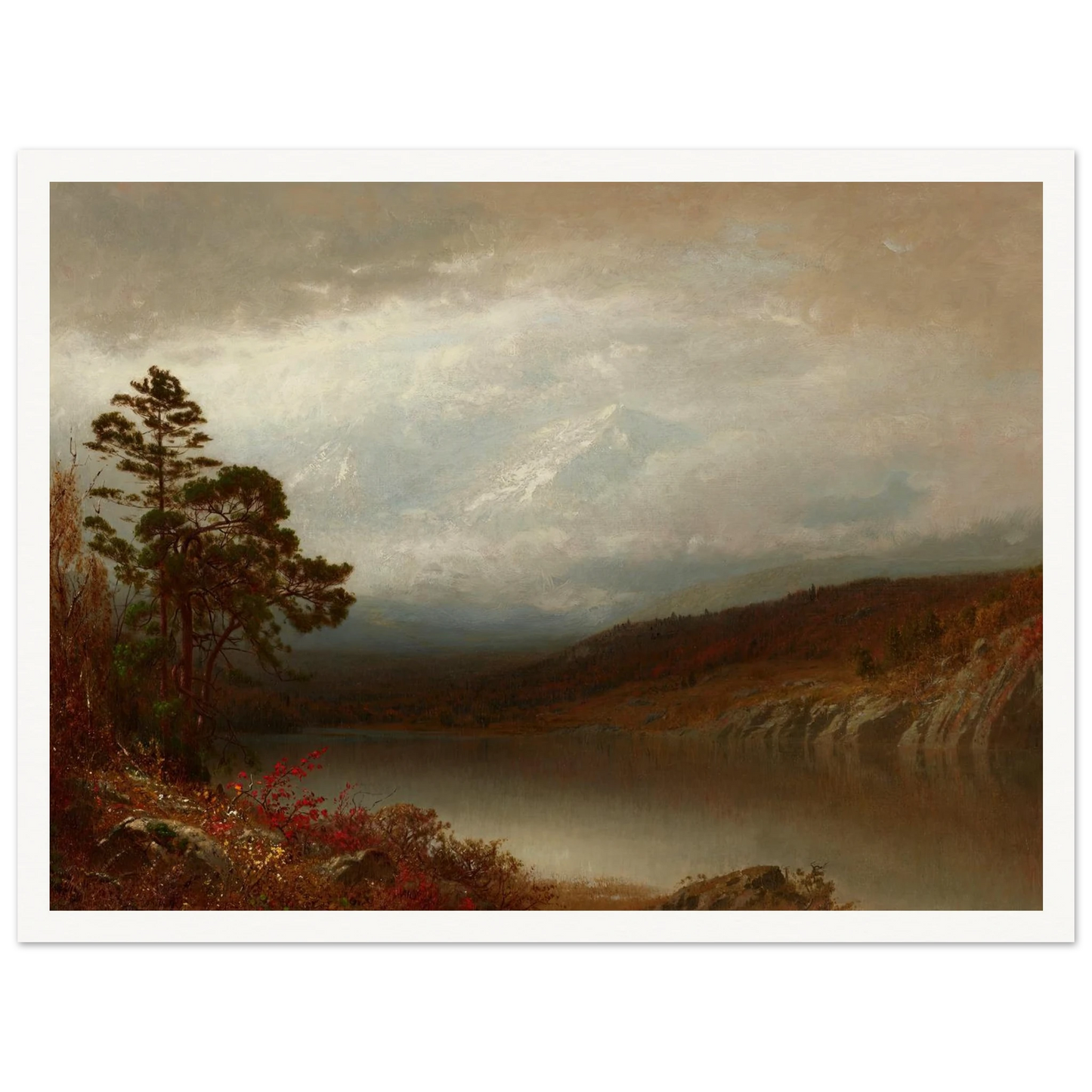 Autumn in the Adirondacks (c. 1872-73) Art Print | Alexander Helwig Wyant-Quipham Collections