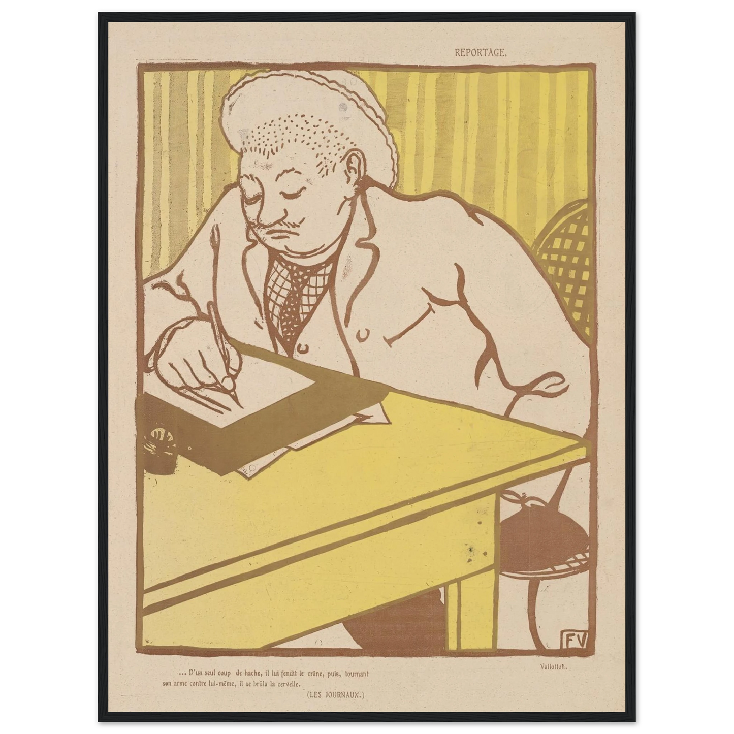 3 octobre 1903 Art Print | Felix Vallotton-Quipham Collections