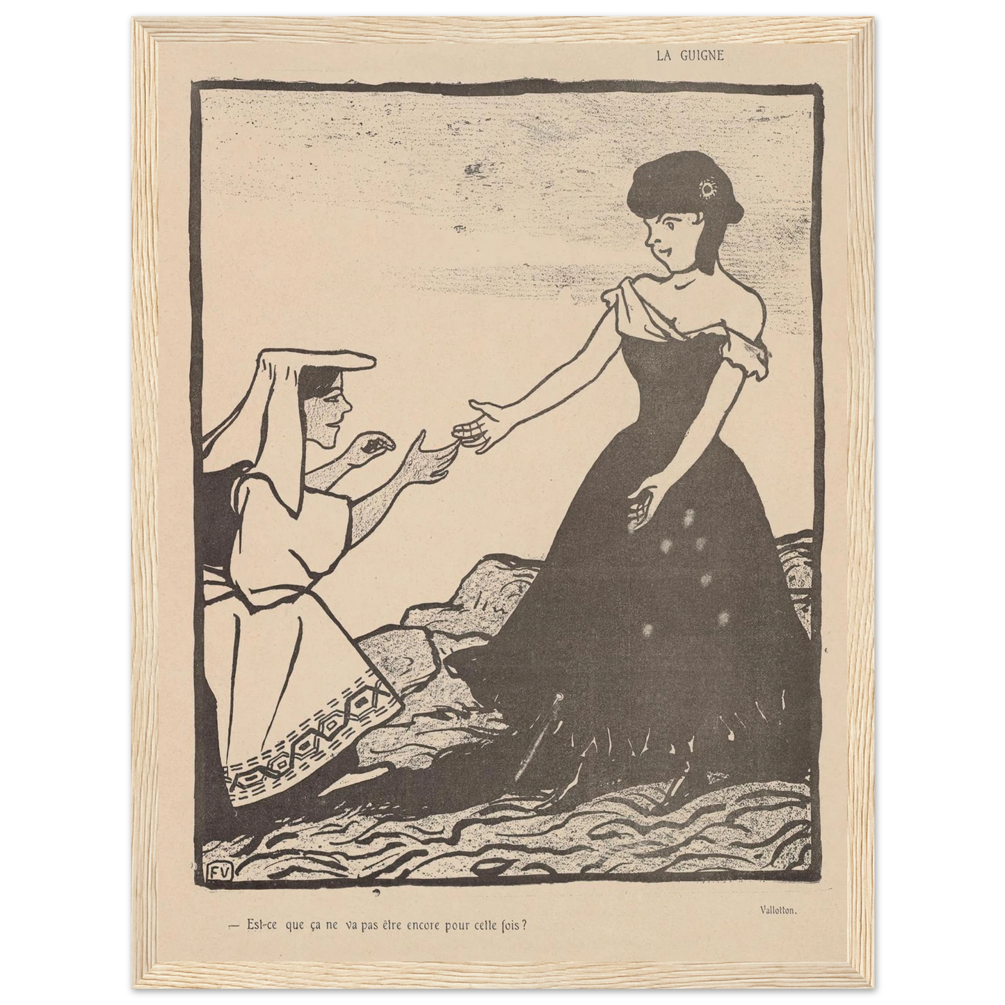 25 juillet 1903 Art Print | Felix Vallotton-Quipham Collections