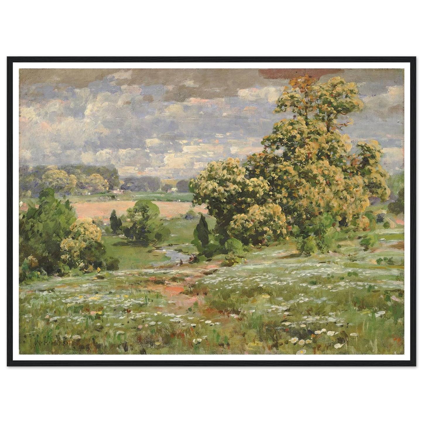 Chestnut Trees In Bloom Art Print | William Henry Holmes-Quipham Collections