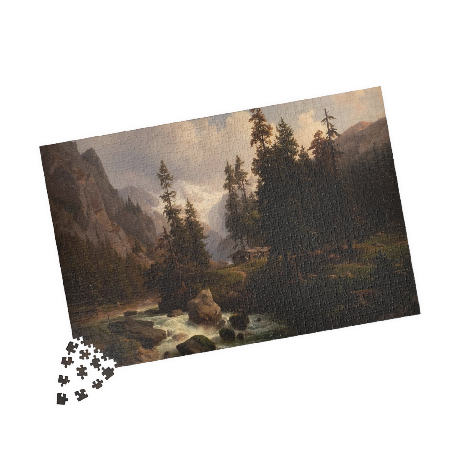 Dale in the High Alps at Gastein Puzzle | August Behrendsen-Quipham Collections