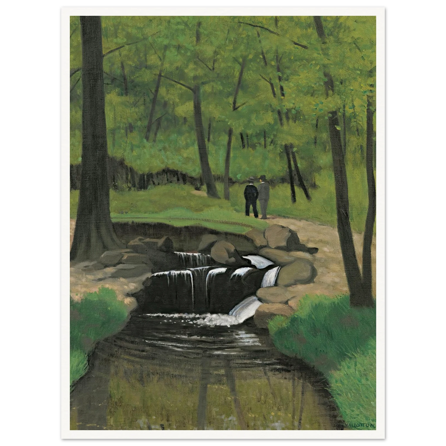 The Woods Of Boulogne (1921) Art Print | Felix Vallotton-Quipham Collections