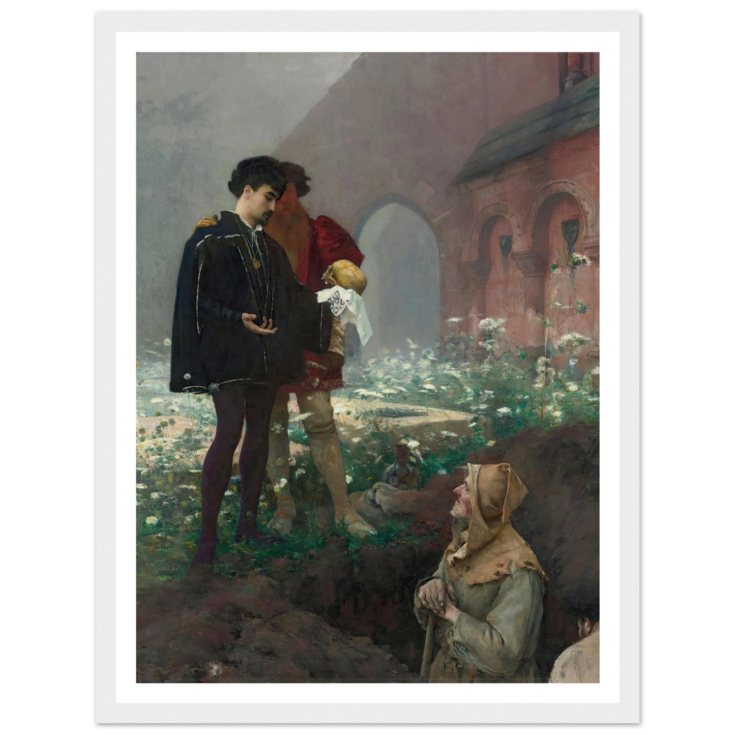 Hamlet Et Les Fossoyeurs (1884) Art Print | Pascal Adolphe Jean Dagnan Bouveret-Quipham Collections