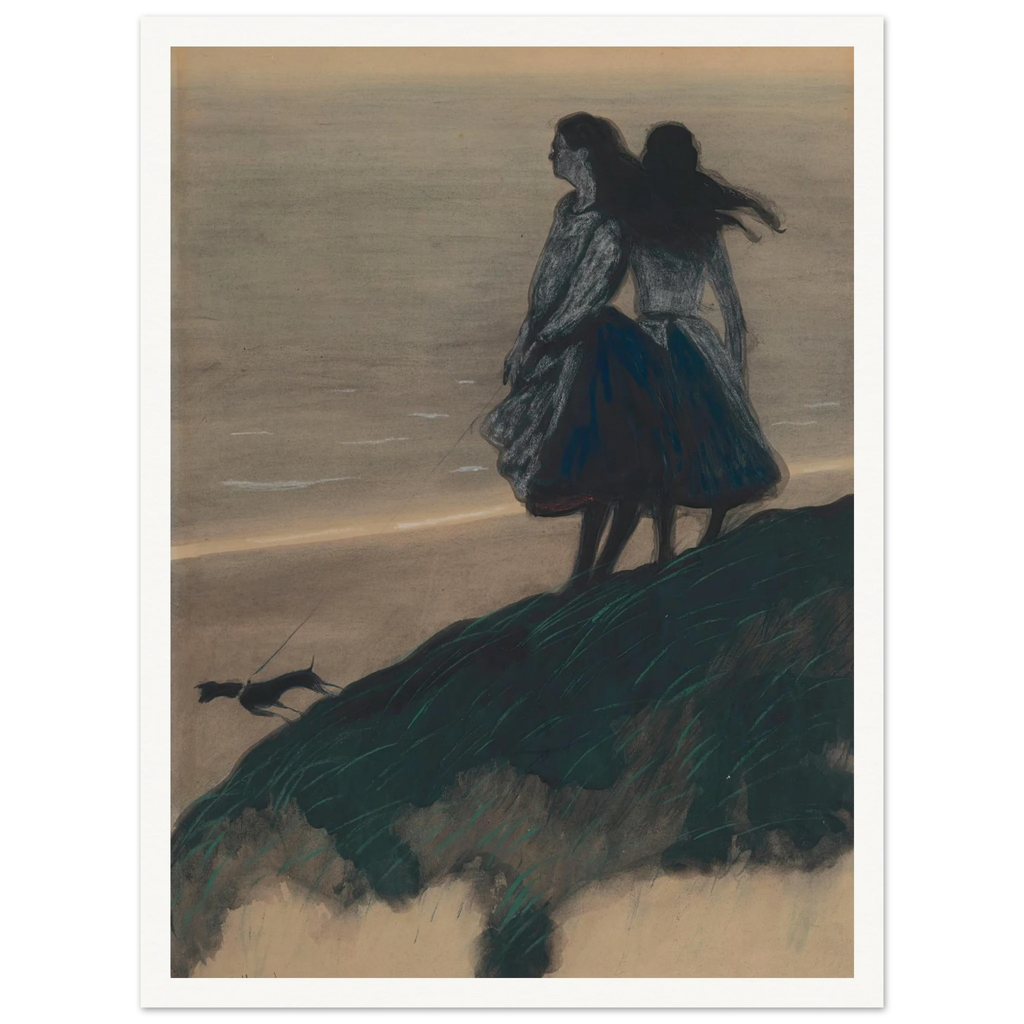 Girls on a Dune Art Print | Leon Spilliaert-Quipham Collections
