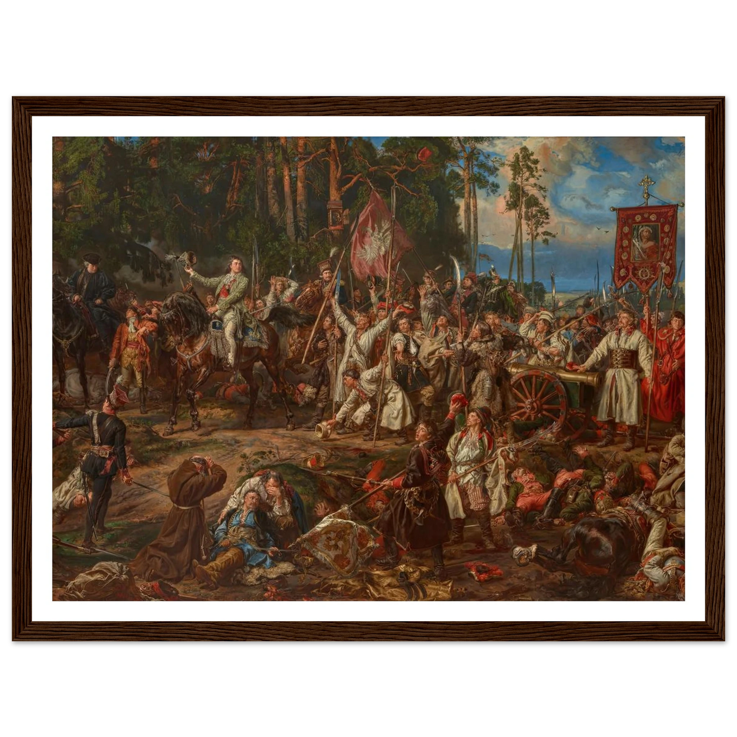Kościuszko at Racławice (1888) Art Print | Jan Matejko-Quipham Collections