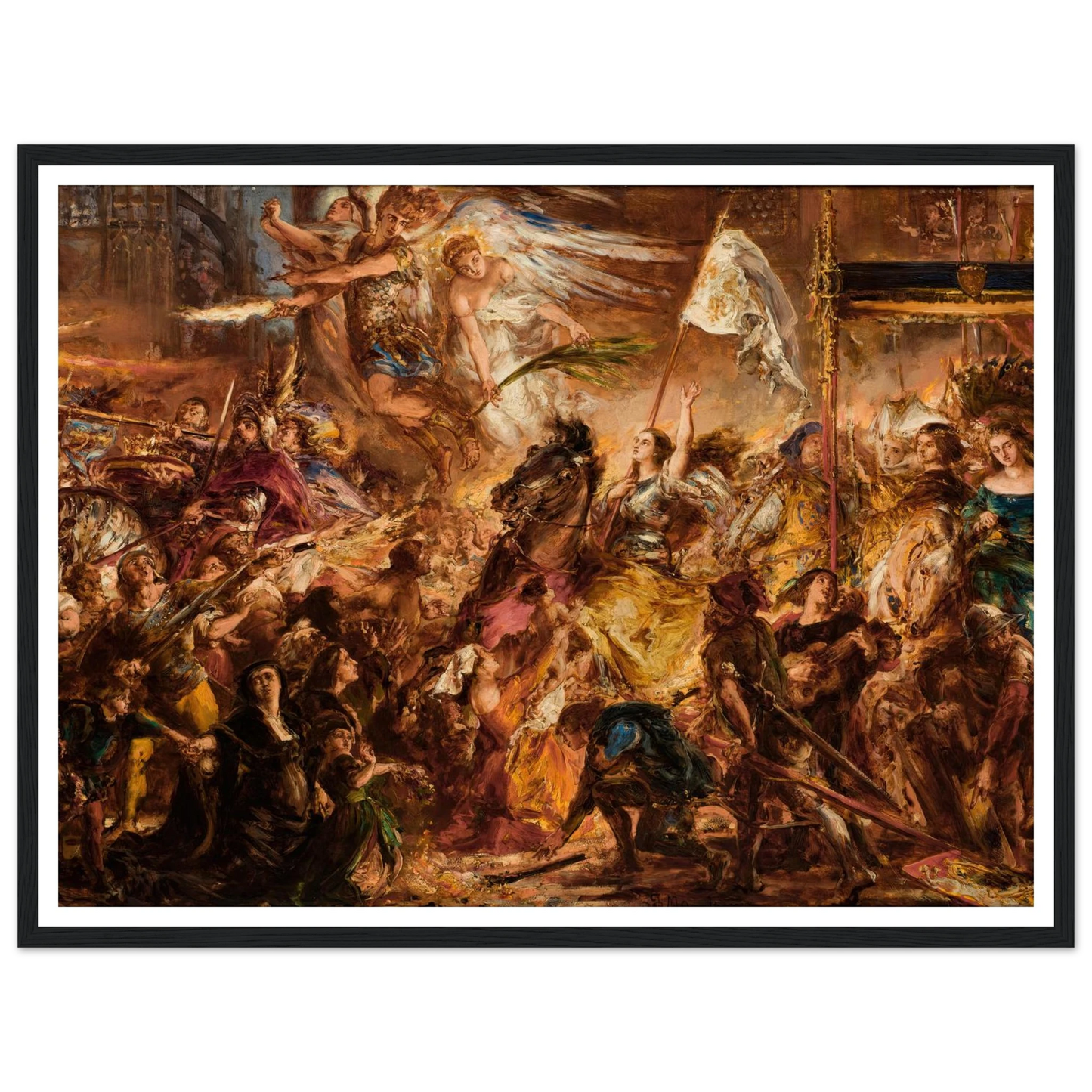 The Maid of Orleans (1883) Art Print | Jan Matejko-Quipham Collections