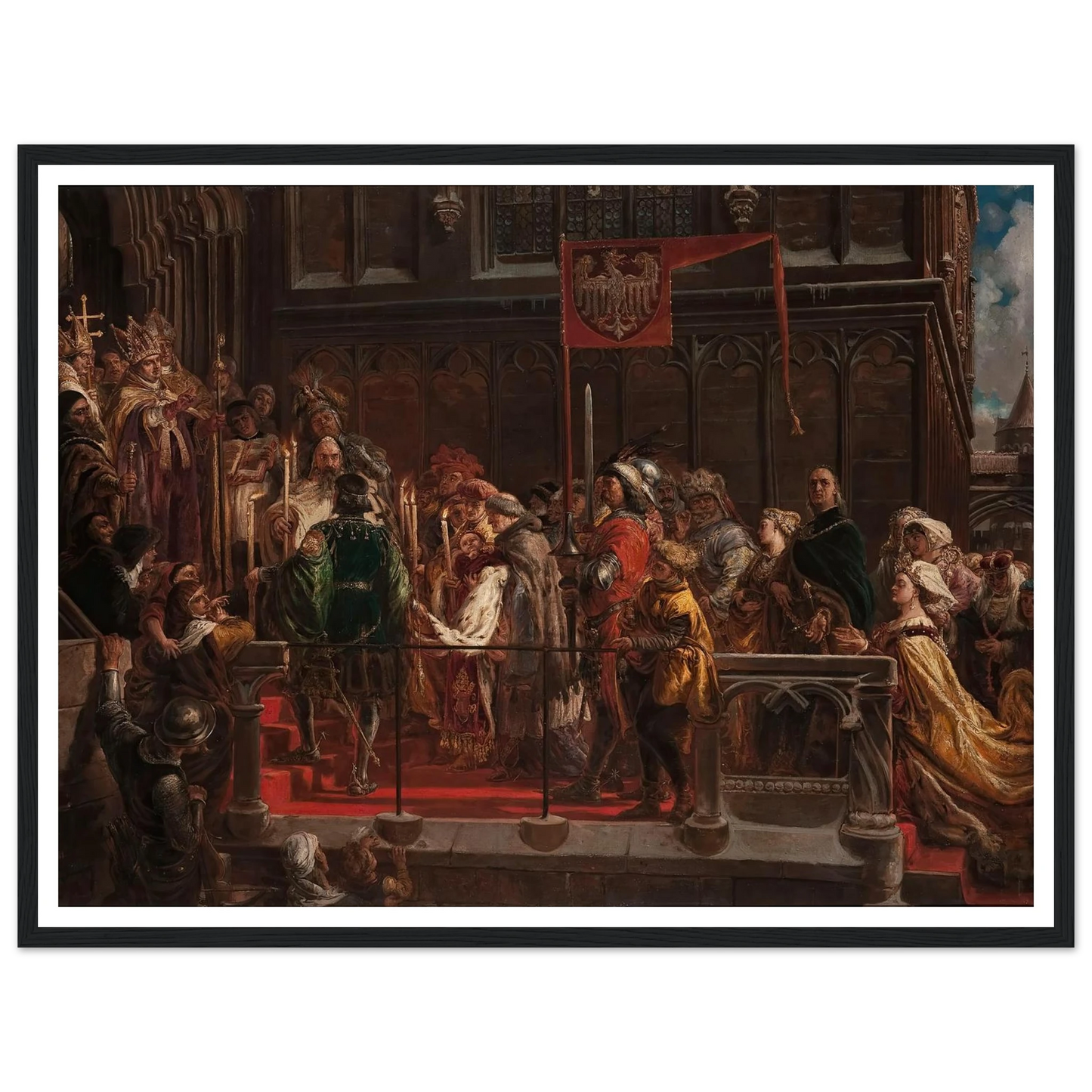 Baptism of Władysław Warneńczyk, 18 February 1425 (1881) Art Print | Jan Matejko-Quipham Collections