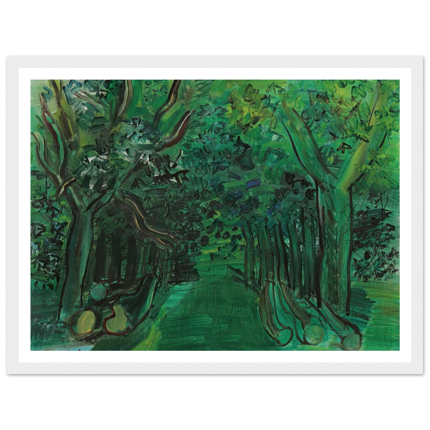 Route en forêt (circa 1930) Art Print | Raoul Dufy-Quipham Collections