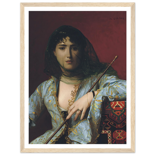 Veiled Circassian Beauty Art Print | Jean Leon Gerome-Quipham Collections