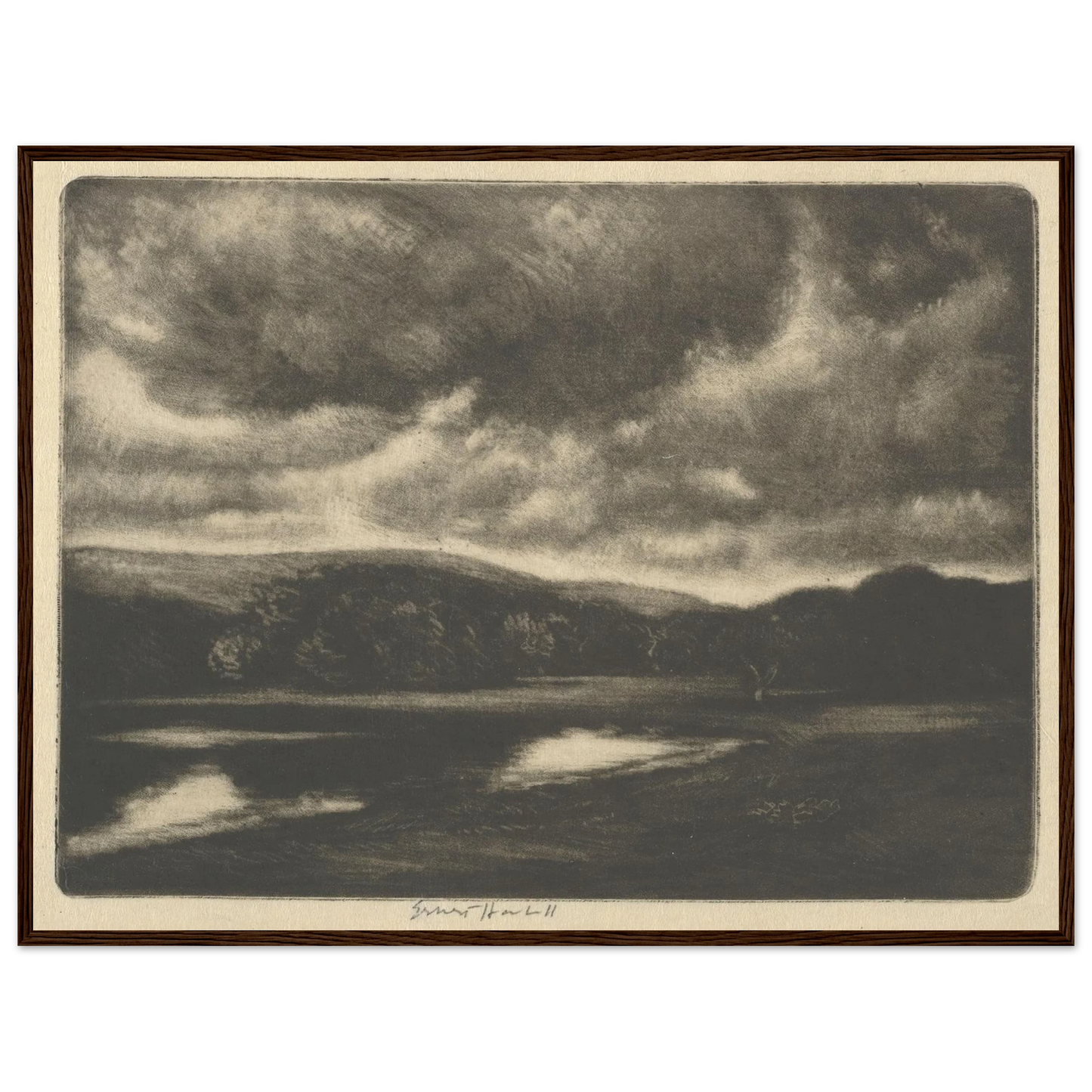 Evening Shadows (1919-1920) Art Print | Ernest Haskell-Quipham Collections