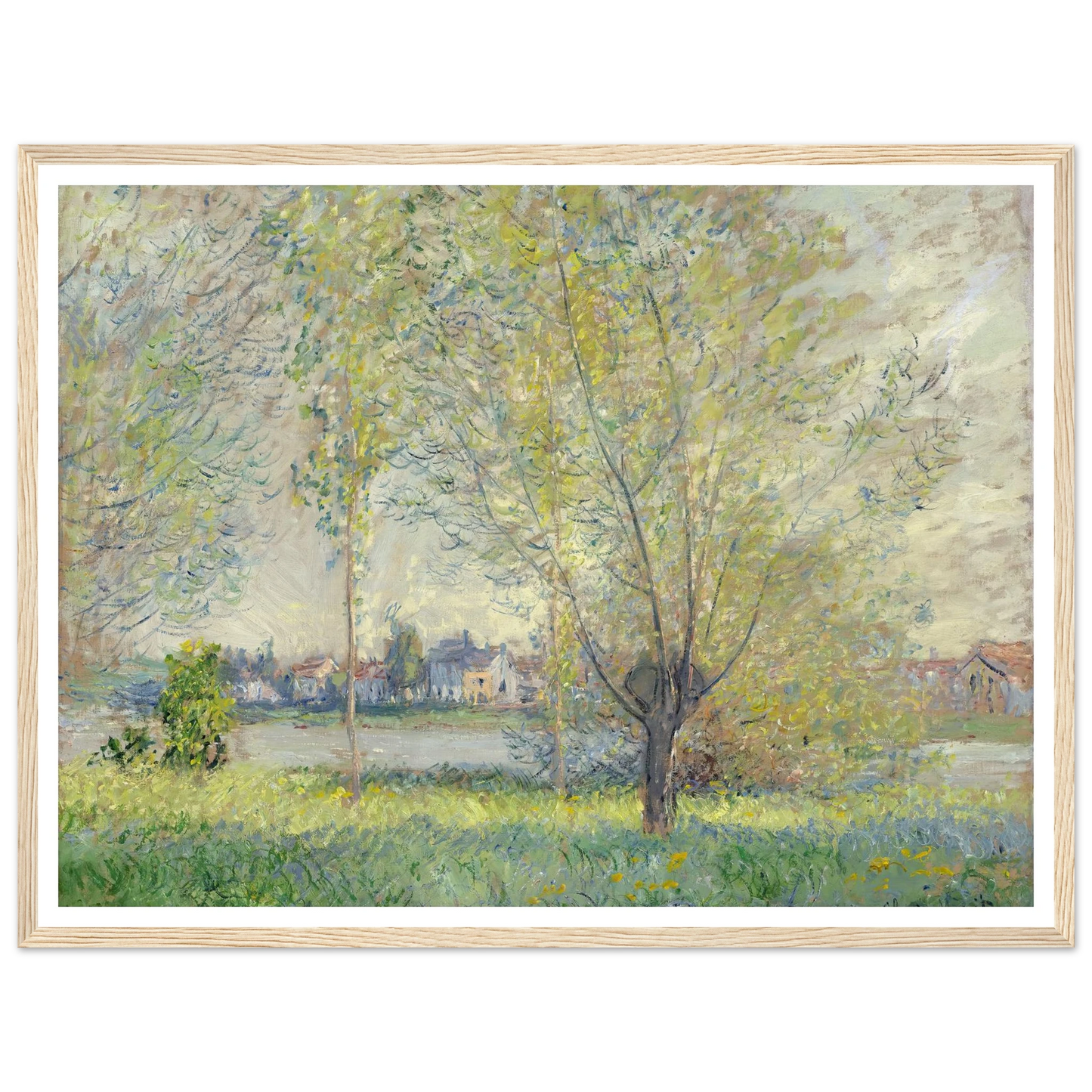 The Willows (1880) Art Print | Claude Monet-Quipham Collections