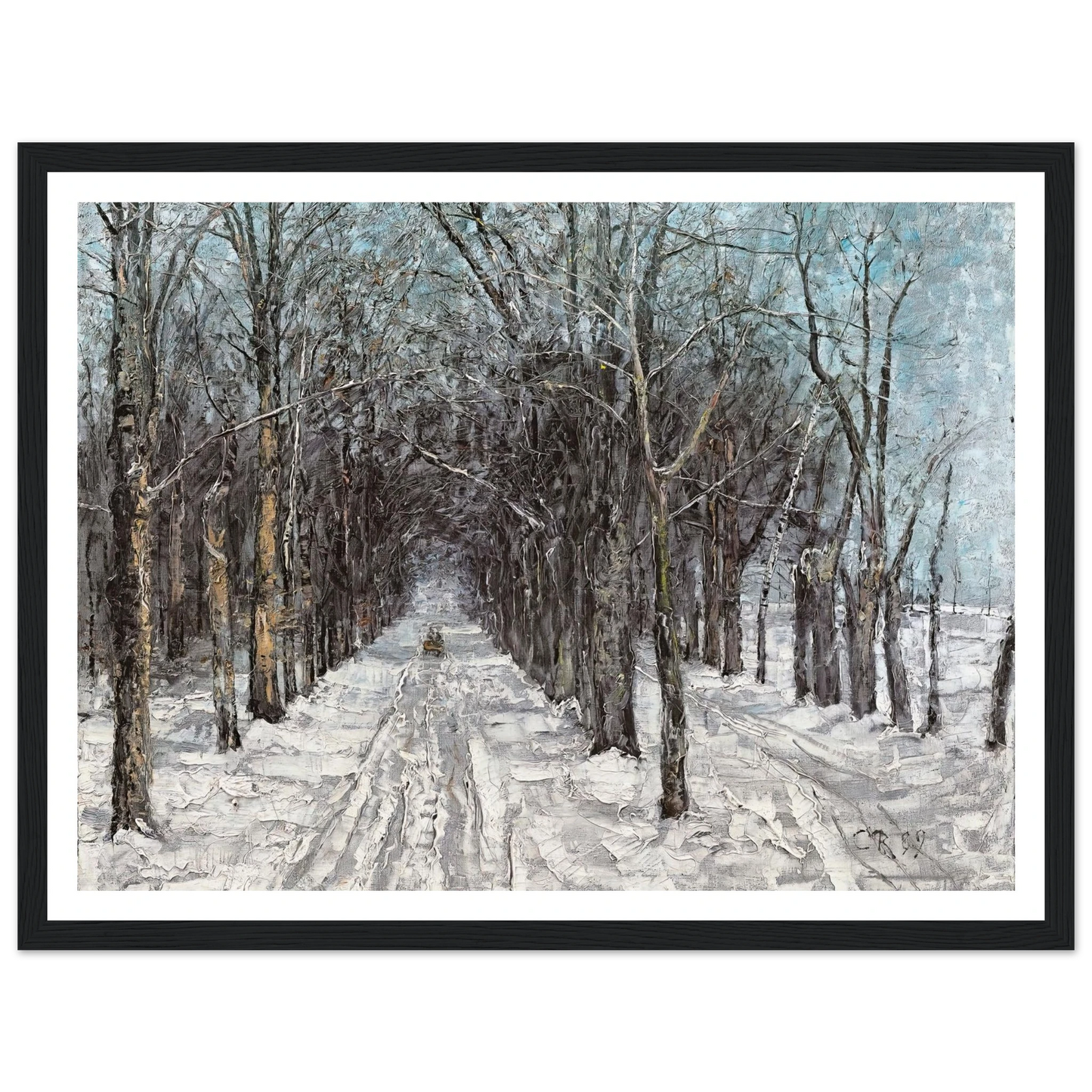 Belvedere Allee in Weimar (1889) Art Print | Christian Rohlfs-Quipham Collections
