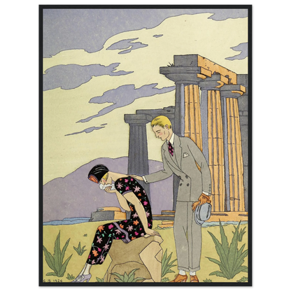 Falbalas et fanfreluches, Paestum (1925) Art Print | George Barbier-Quipham Collections