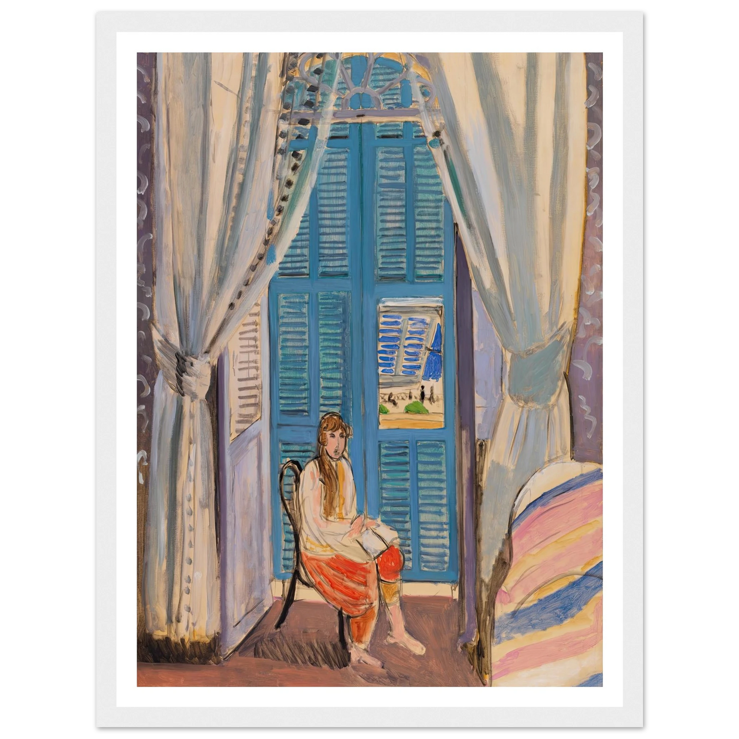 The Venetian Blinds (Les Persiennes) (1919) Art Print | Henri Matisse-Quipham Collections
