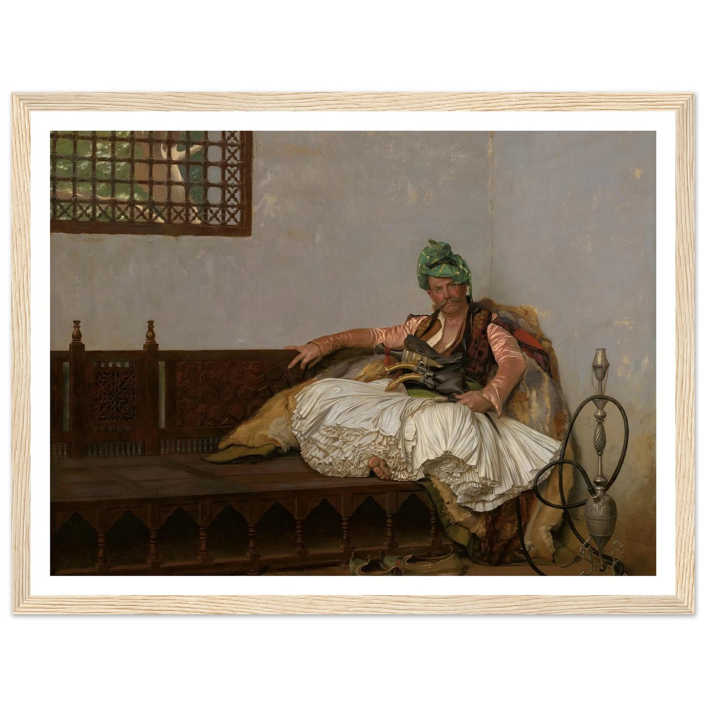 A Bashi-Bazouk Chieftan (circa 1880-82) Art Print | Jean Leon Gerome-Quipham Collections