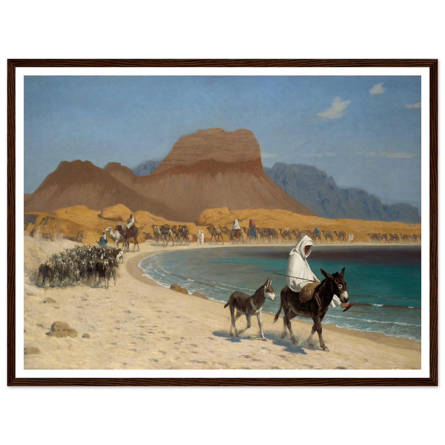 The Gulf of Aqaba (circa 1897) Art Print | Jean Leon Gerome-Quipham Collections