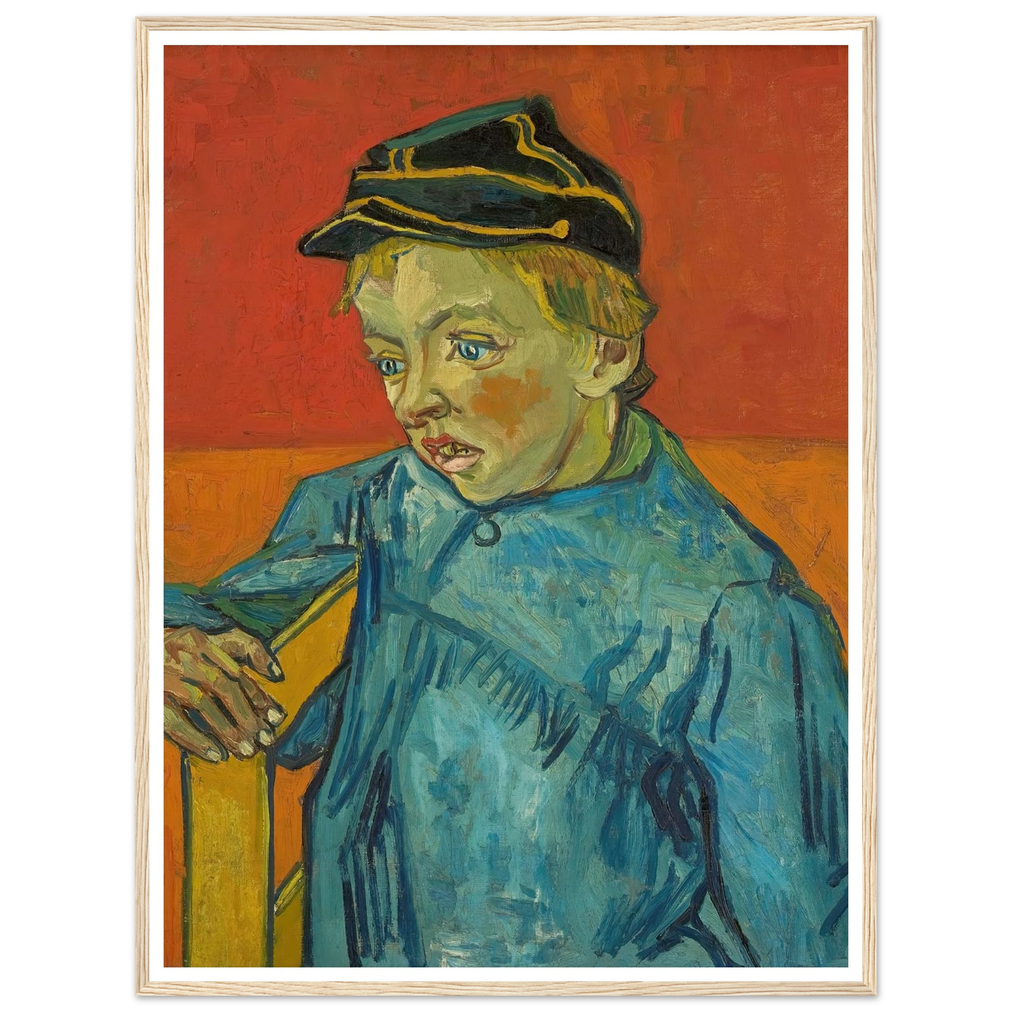The Schoolboy (Camille Roulin) (1888) Art Print | Vincent van Gogh-Quipham Collections