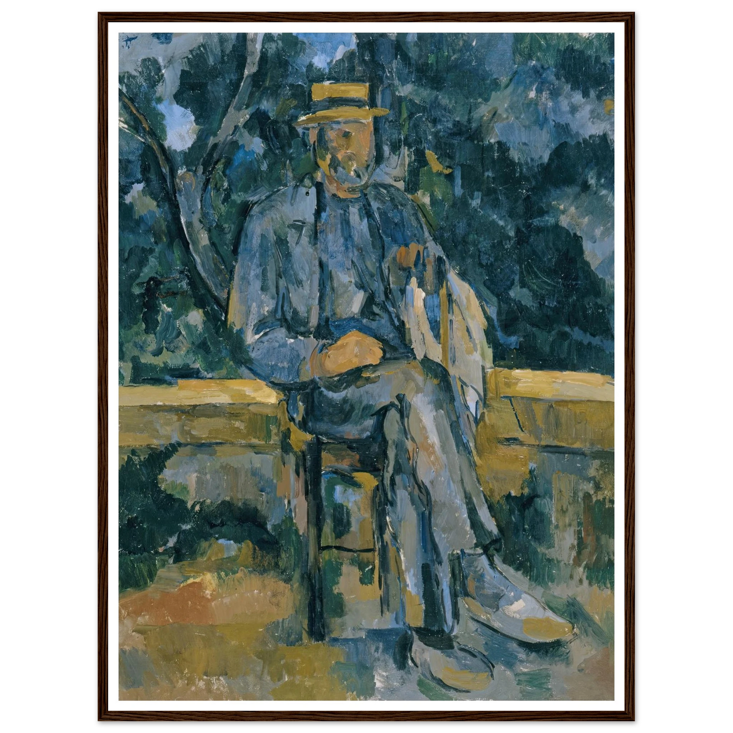 Portrait of Peasant (from 1905 until 1906) Art Print | Paul Cezanne-Quipham Collections