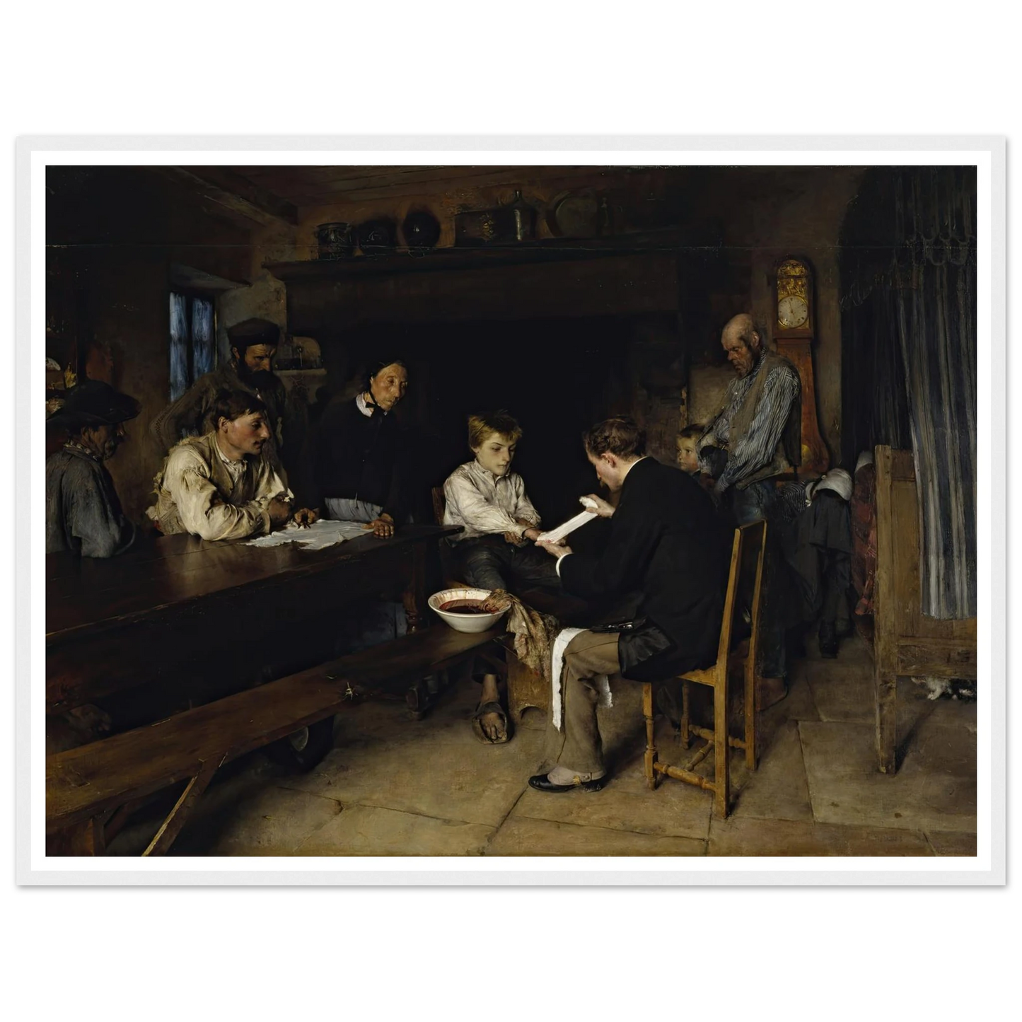 An Accident (1879) Art Print | Pascal Adolphe Jean Dagnan Bouveret-Quipham Collections