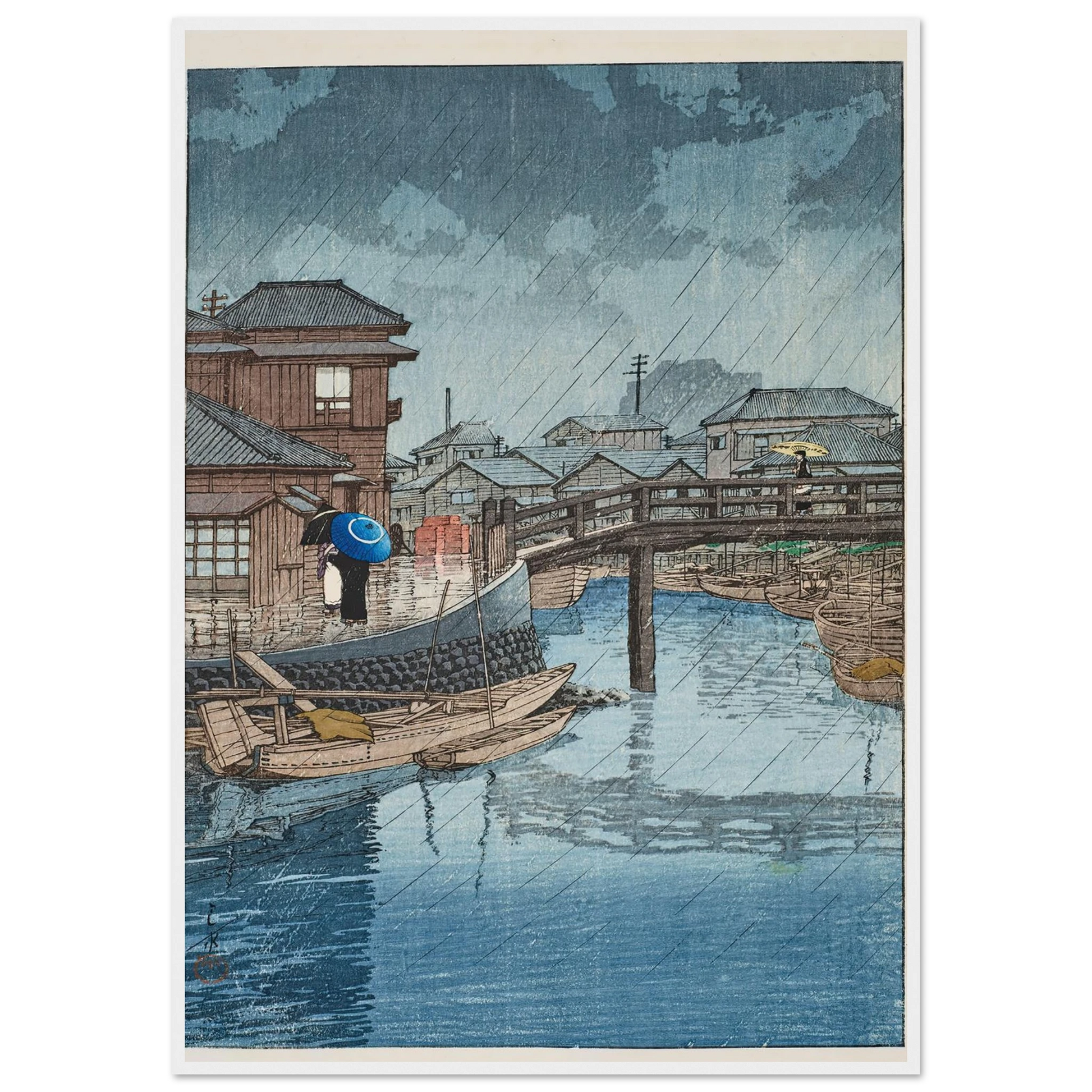 Shinagawa (1931) Art Print | Kawase Hasui-Quipham Collections