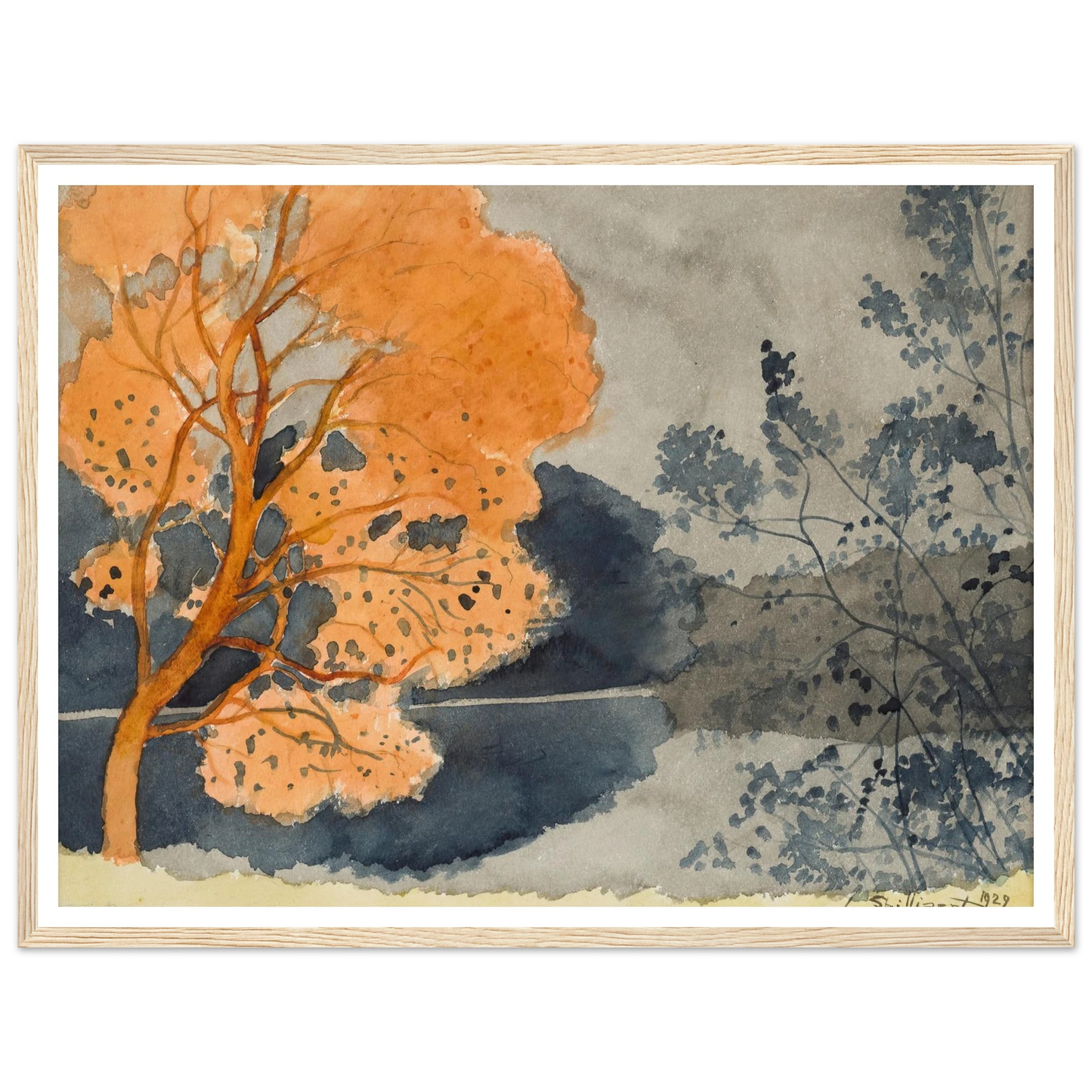 Etang en automne Art Print | Leon Spilliaert-Quipham Collections