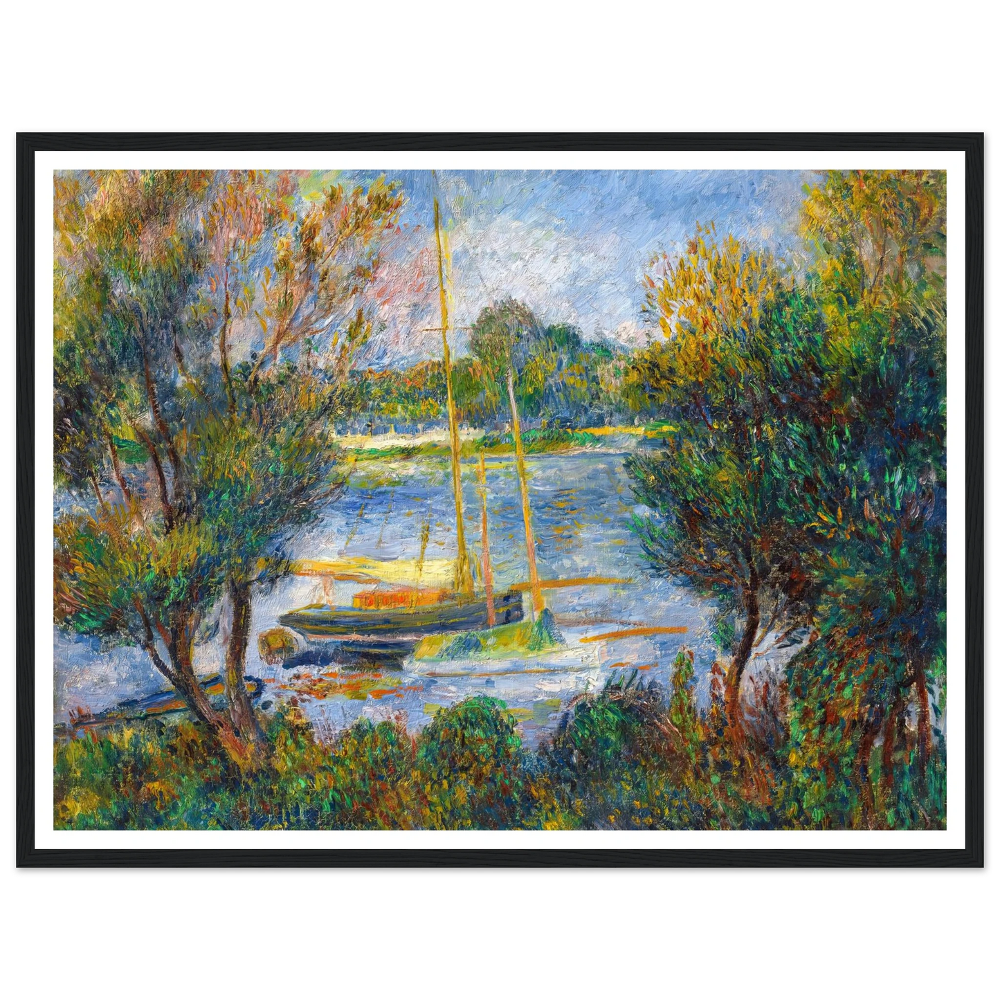La Seine à Argenteuil (1888) Art Print | Pierre Auguste Renoir-Quipham Collections