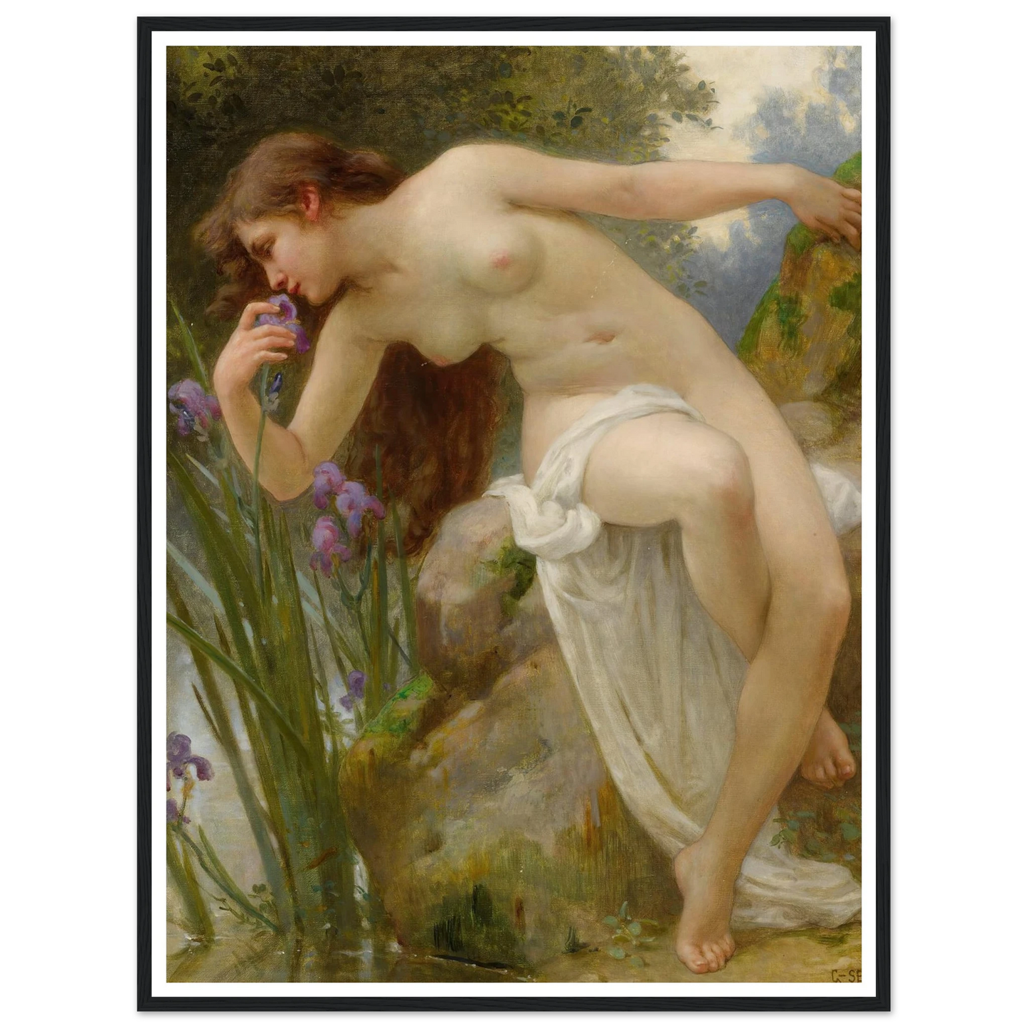 The Fragrant Iris Art Print | Guillaume Seignac-Quipham Collections