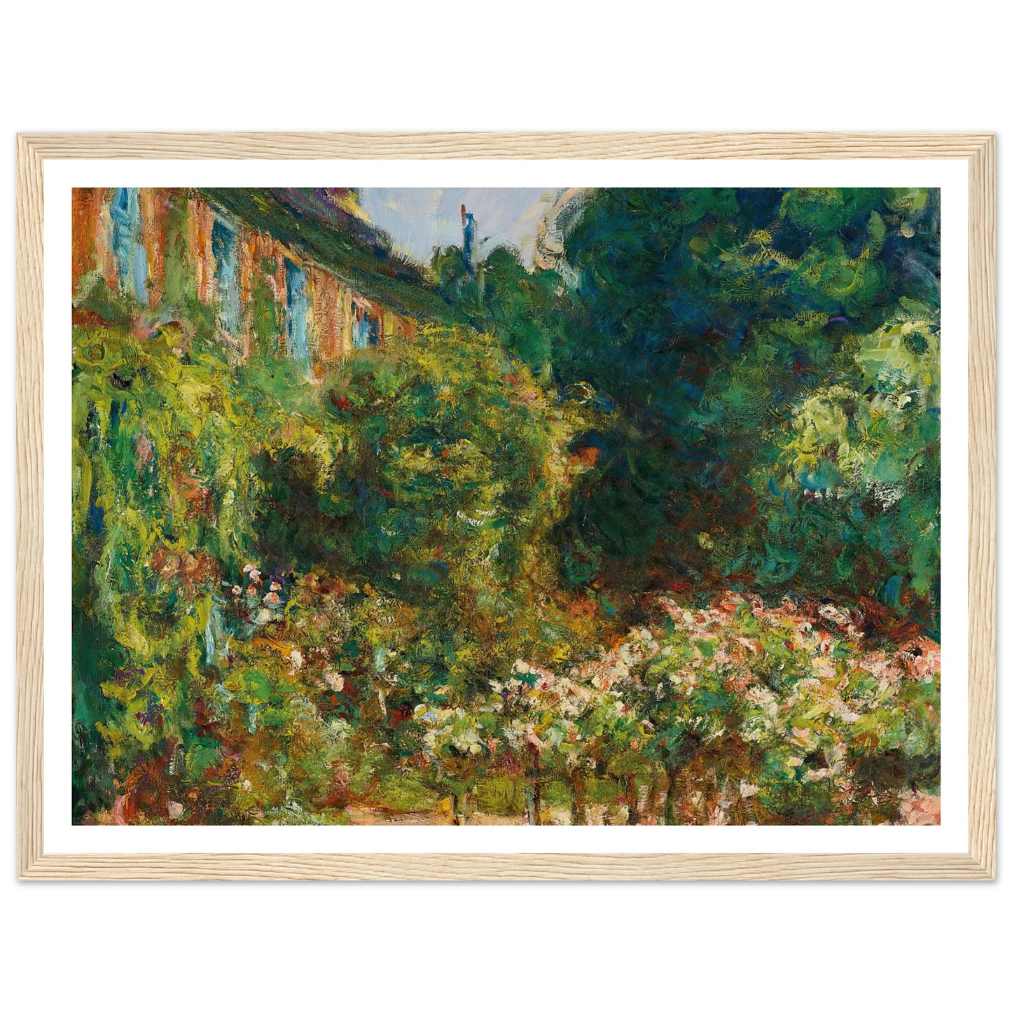 La maison de l’artiste à Giverny (1912) Art Print | Claude Monet-Quipham Collections