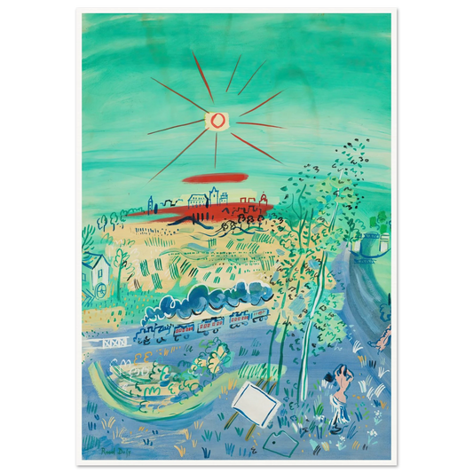 Le train bleu (1935) Art Print | Raoul Dufy-Quipham Collections