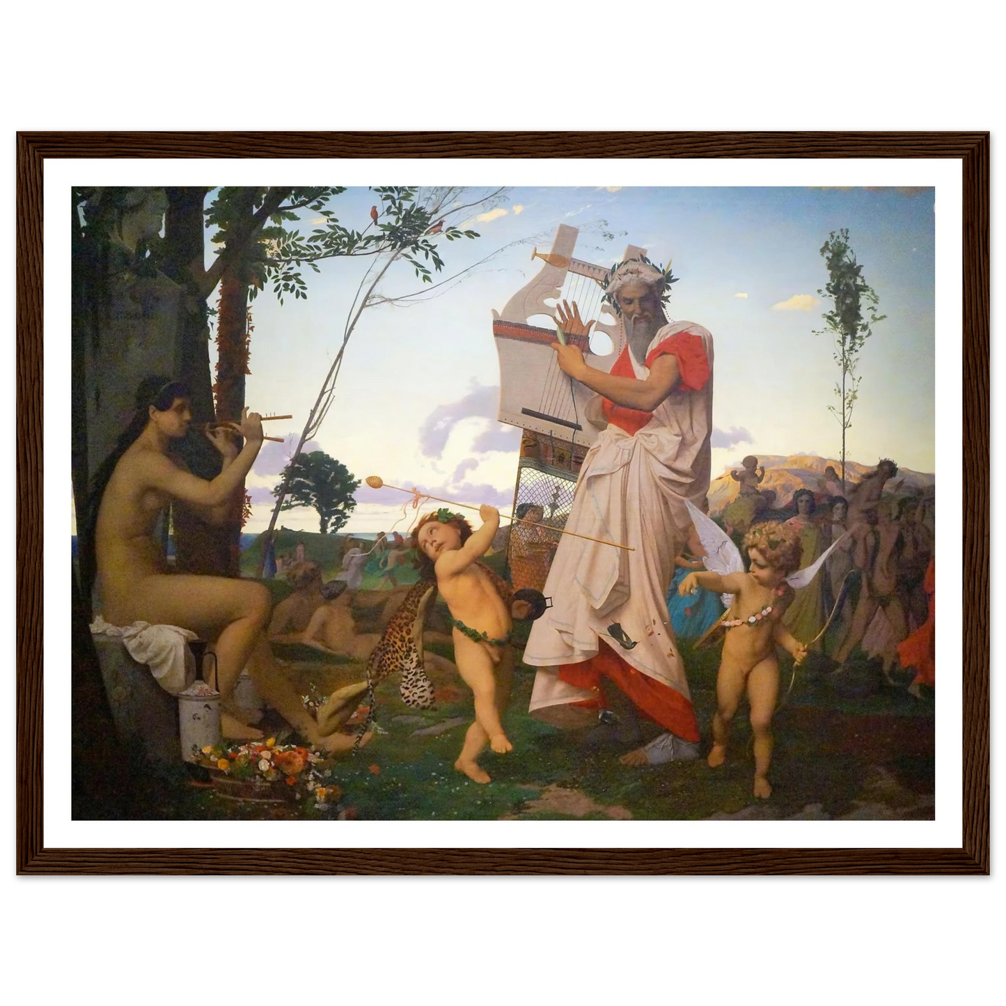 Anacréon Bacchus Et L’amour Art Print | Jean Leon Gerome-Quipham Collections