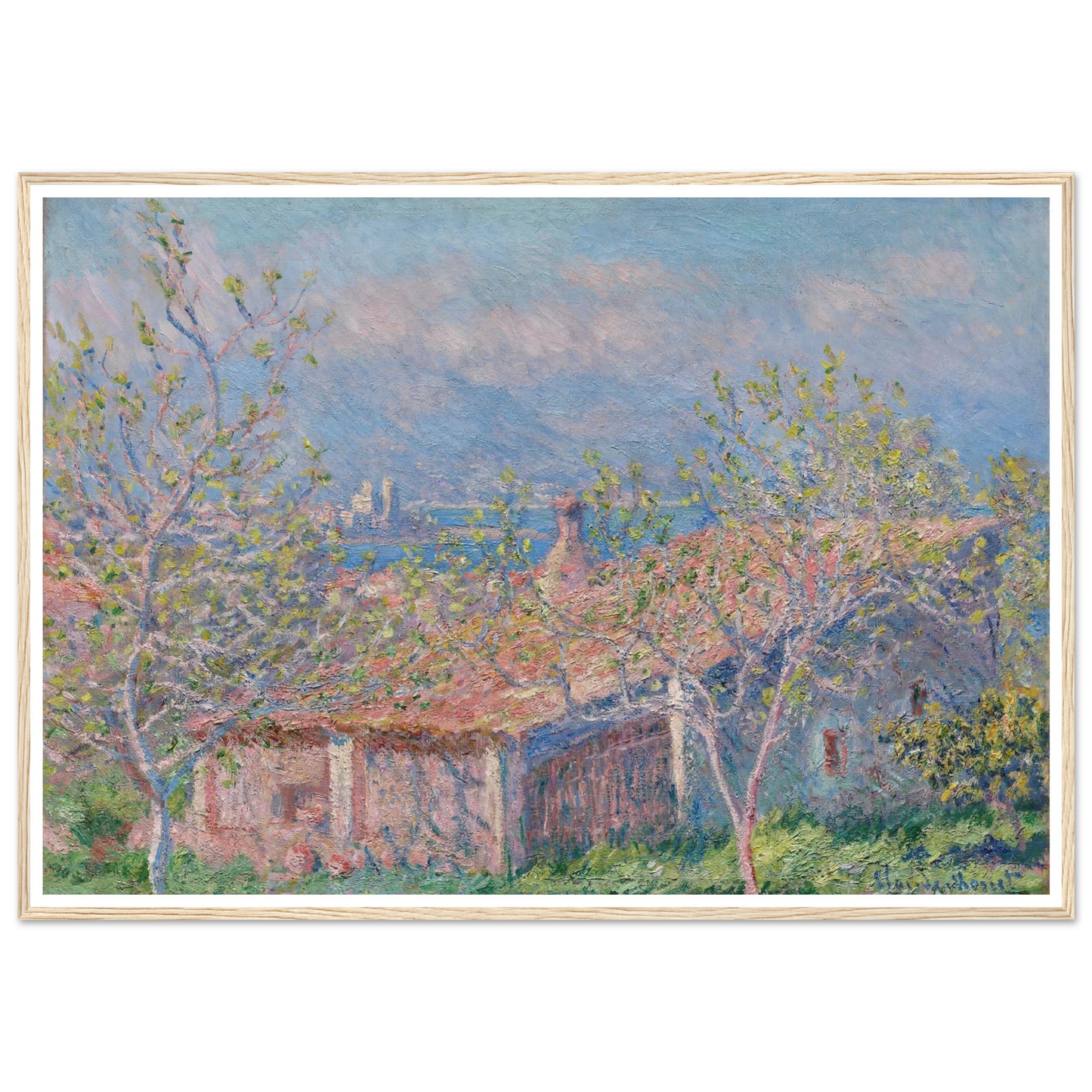 Gardener’s House at Antibes (1888) Art Print | Claude Monet-Quipham Collections