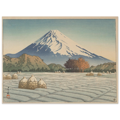 Izu Nagaoka shimo no asa (Frosty morning in Nagaoka, Izu) (1939) Art Print | Kawase Hasui-Quipham Collections