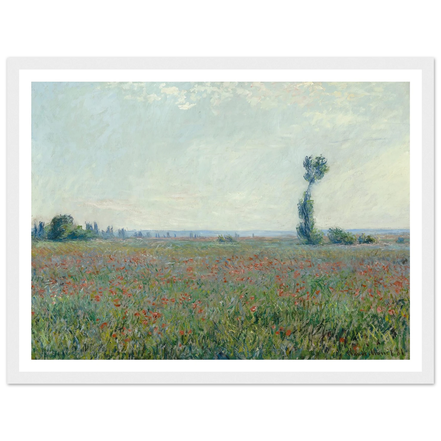 Poppy Field 2 Art Print | Claude Monet-Quipham Collections