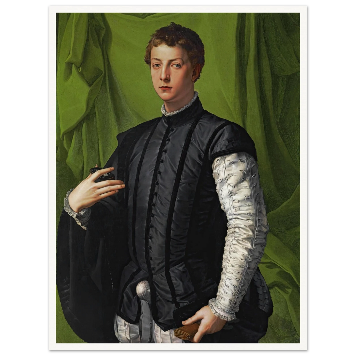 Portrait Of Lodovico Capponi (1550-1555) Art Print | Agnolo Bronzino-Quipham Collections