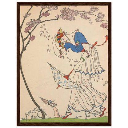 Le Coup de Vent (1914) Art Print | George Barbier-Quipham Collections