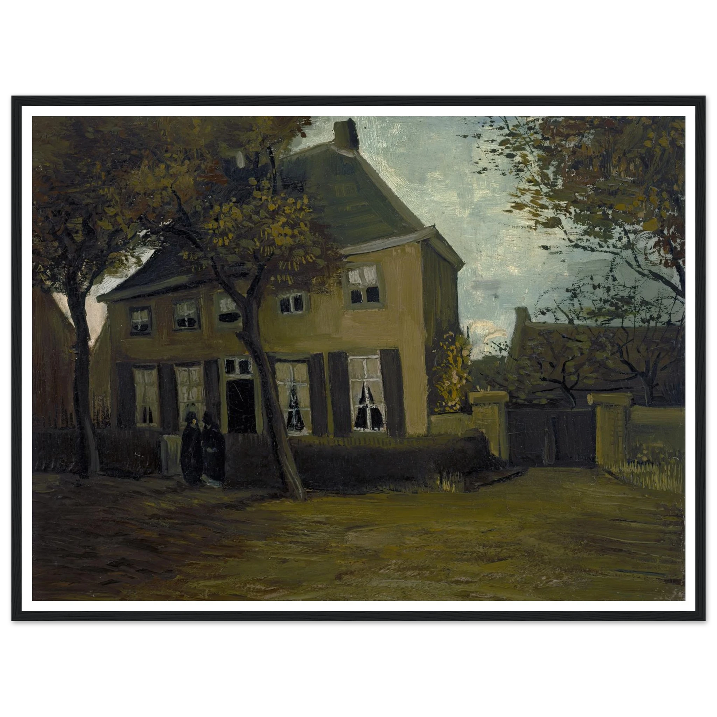 The vicarage at Nuenen (1885) Art Print | Vincent van Gogh-Quipham Collections