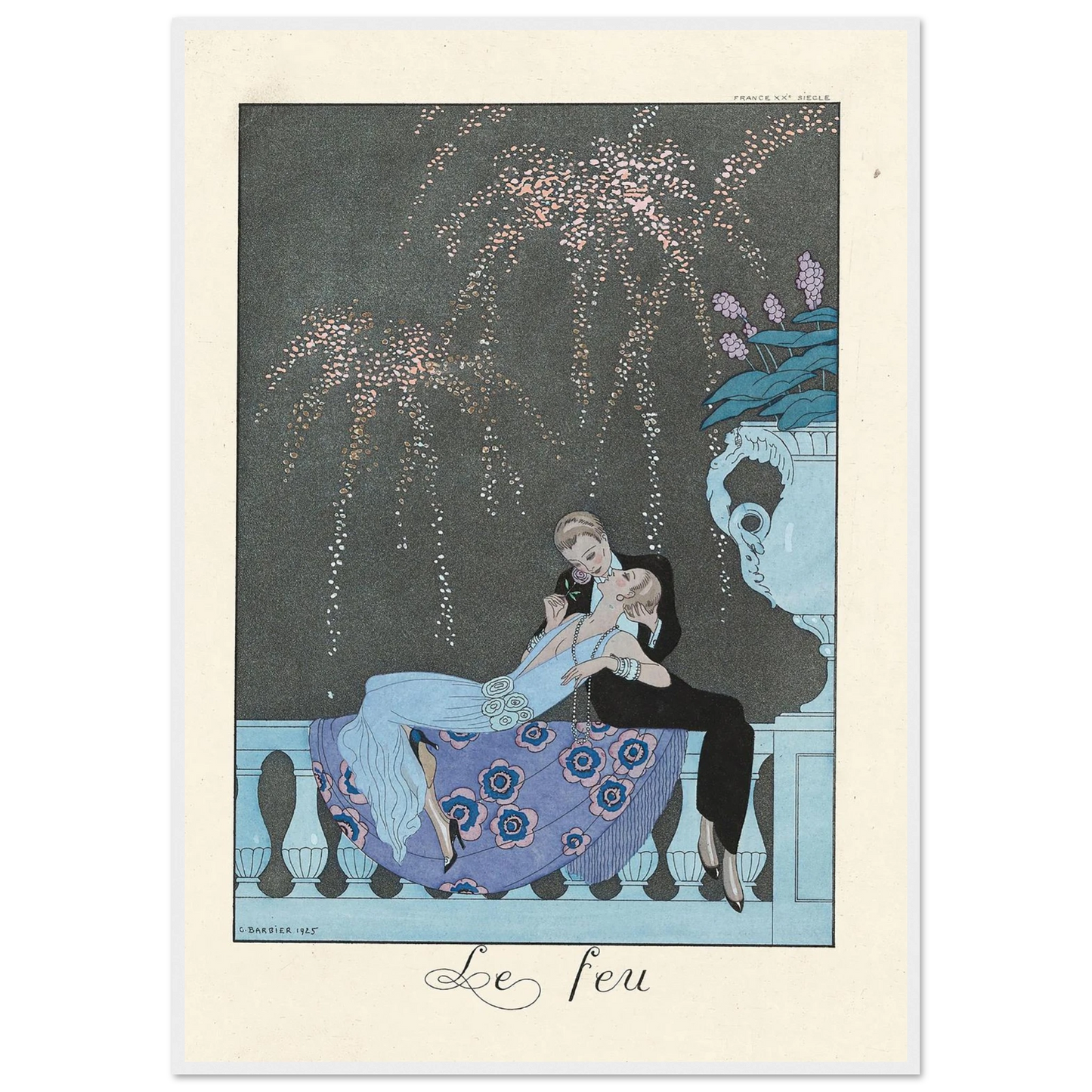Le Feu (Fire) (1922–1926) Art Print | George Barbier-Quipham Collections