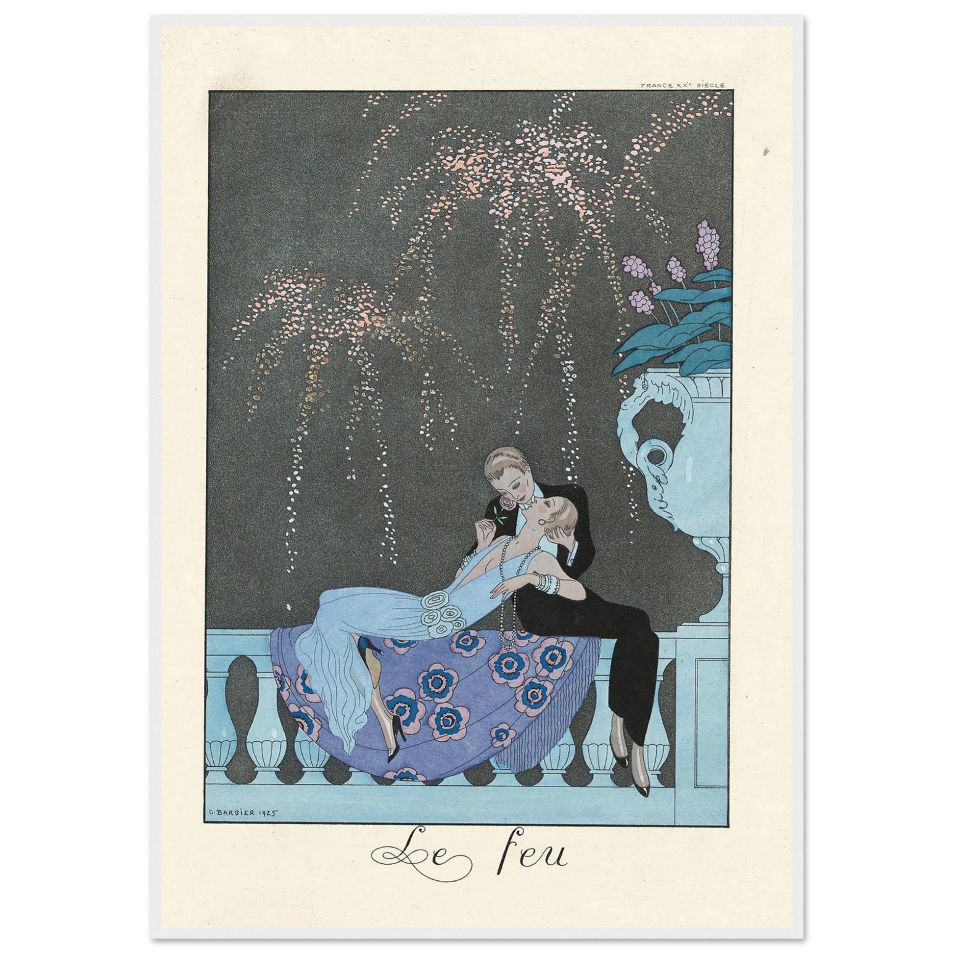 Le Feu (Fire) (1922–1926) Art Print | George Barbier-Quipham Collections
