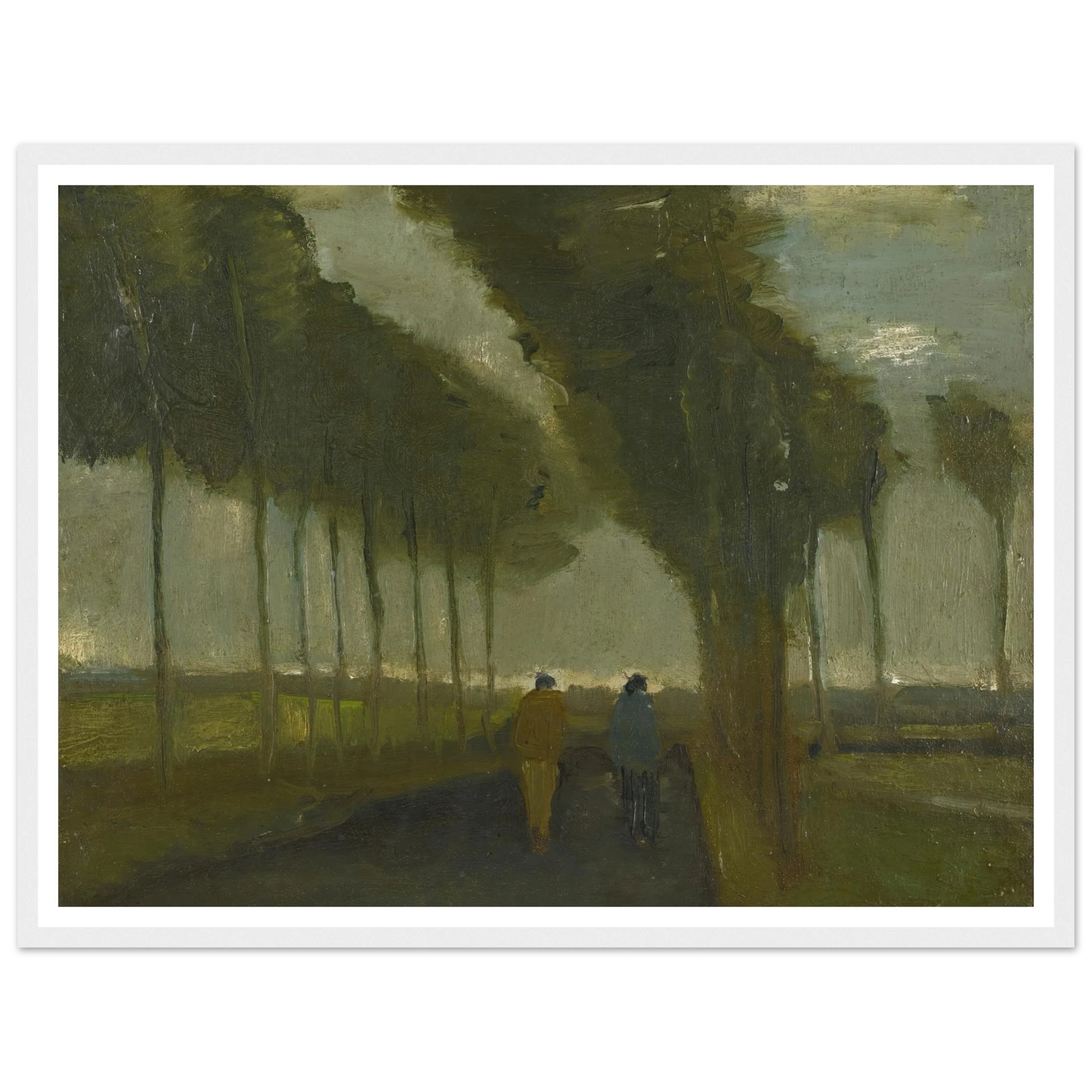 L’allée Aux Deux Promeneurs (1883) Art Print | Vincent van Gogh-Quipham Collections