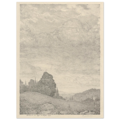 Landscape (1909) Art Print | Ernest Haskell-Quipham Collections