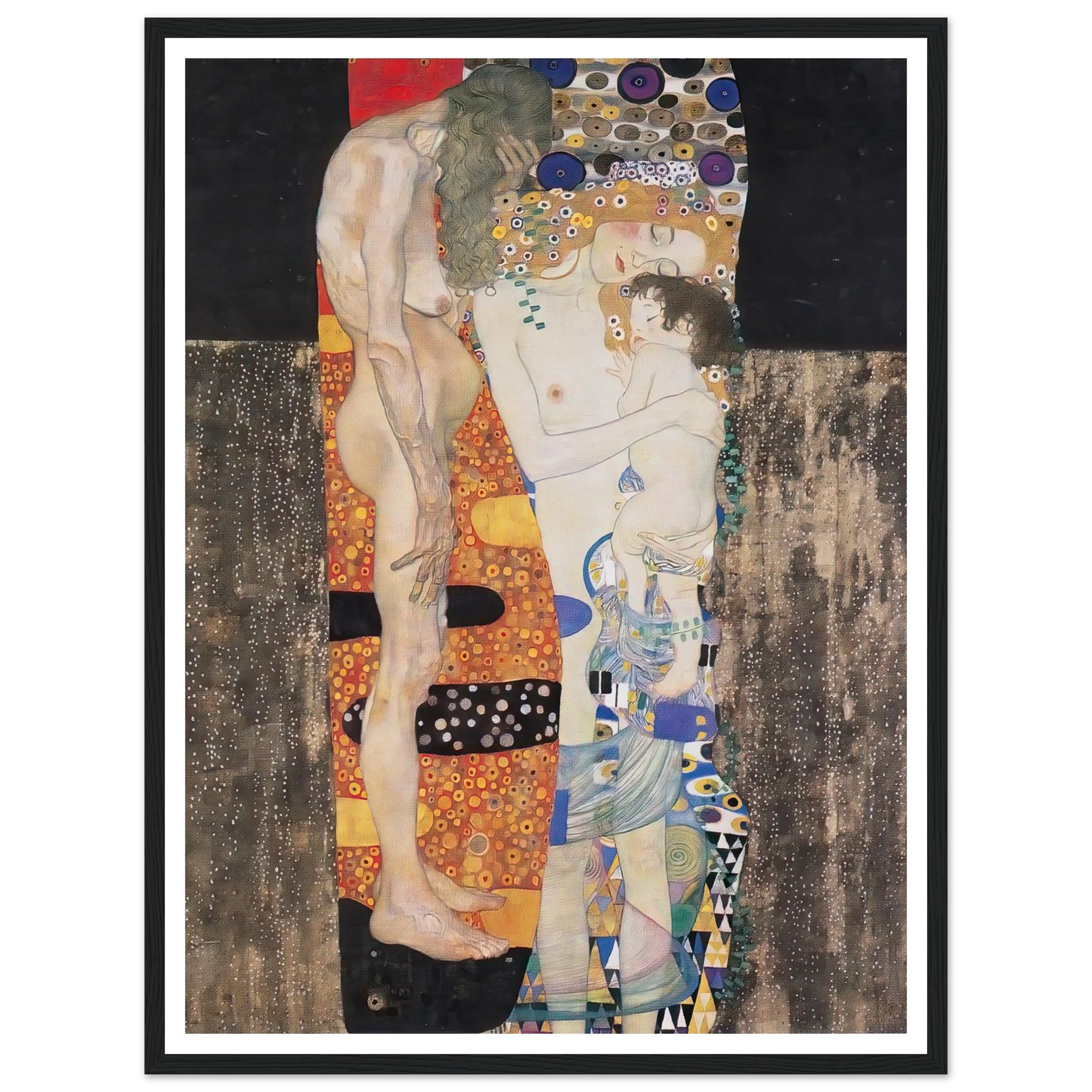 The Three Ages of the Woman (1905) Art Print | Gustav Klimt-Quipham Collections