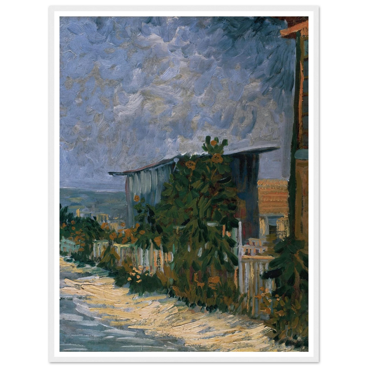 Shelter on Montmartre (1887) Art Print | Vincent van Gogh-Quipham Collections