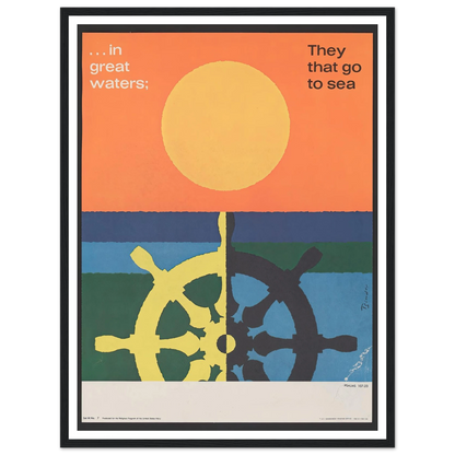 In great water; … Psalms 107_23 (1963) Art Print | Joseph Binder-Quipham Collections