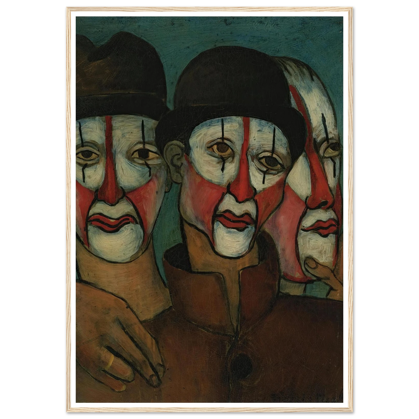 Trois mimes Art Print | Francis Picabia-Quipham Collections