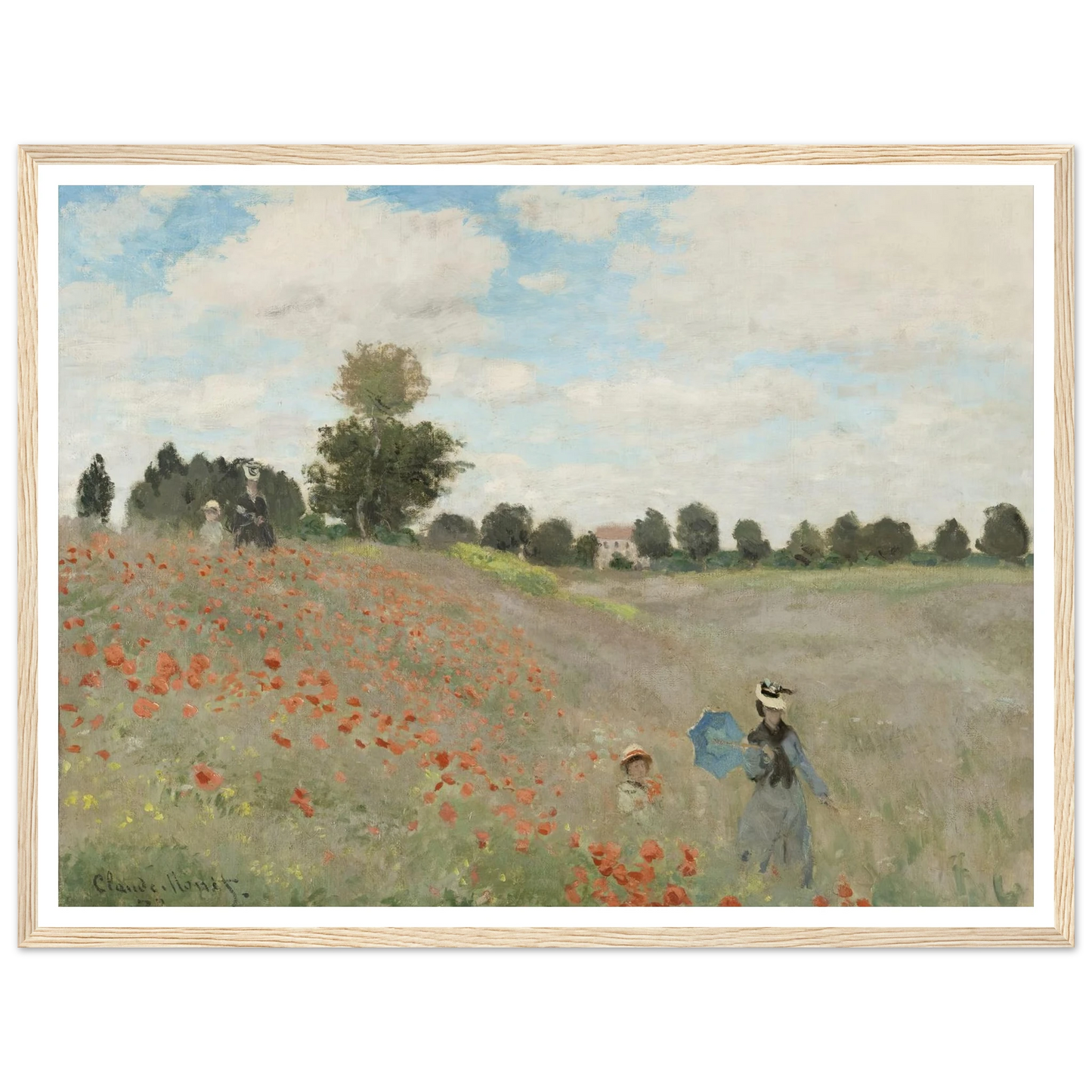 Poppy Field (1881) Art Print | Claude Monet-Quipham Collections