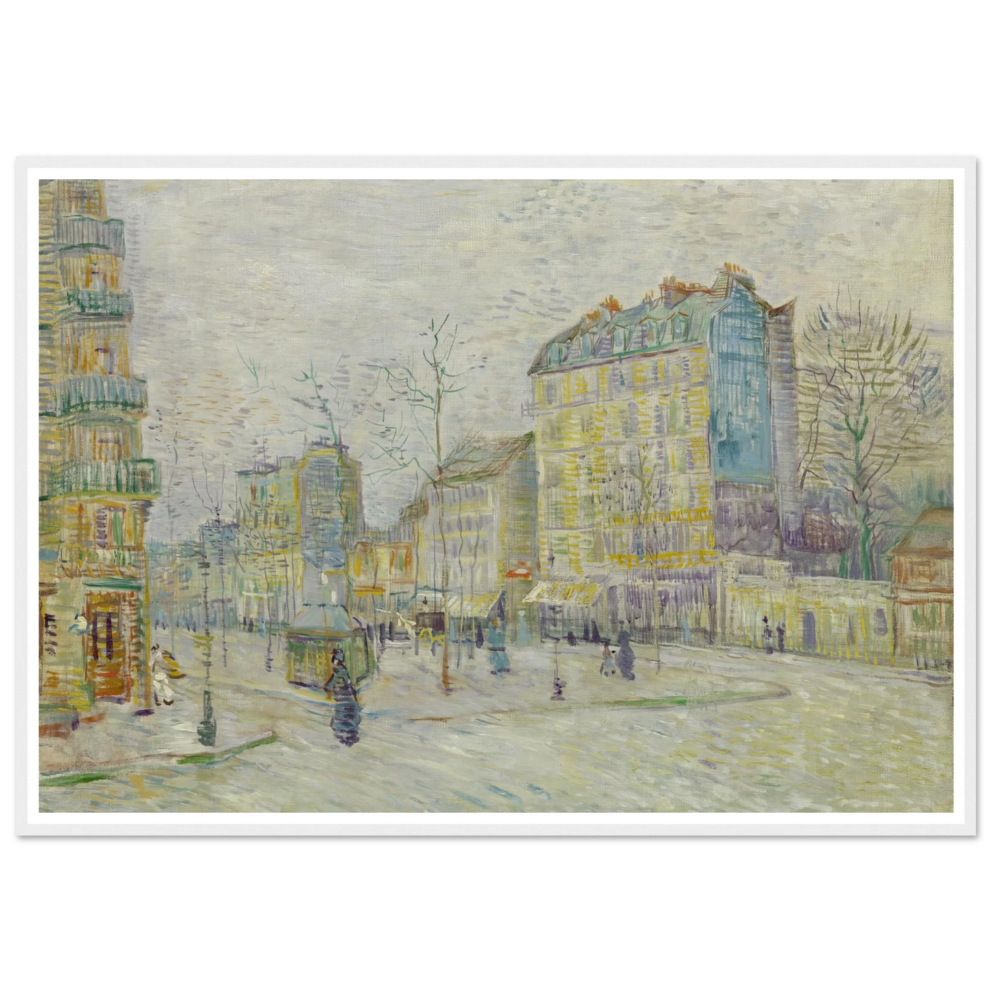 Boulevard de Clichy (1887) Art Print | Vincent van Gogh-Quipham Collections