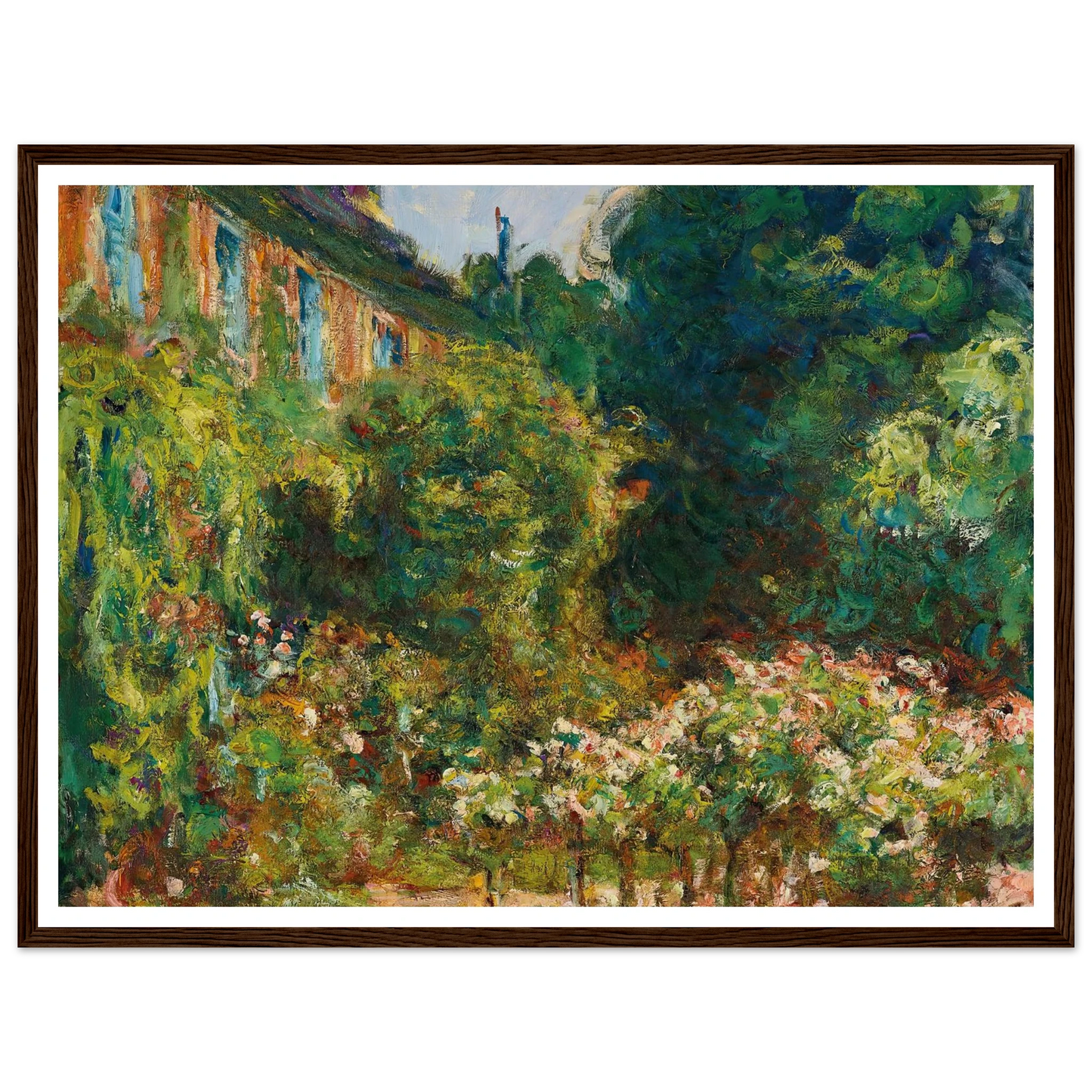 La maison de l’artiste à Giverny (1912) Art Print | Claude Monet-Quipham Collections