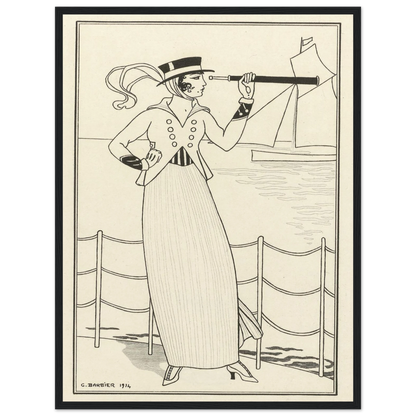 Journal des Dames et des Modes, Costumes Parisiens, 1914, No. 164 (1914) Art Print | George Barbier-Quipham Collections